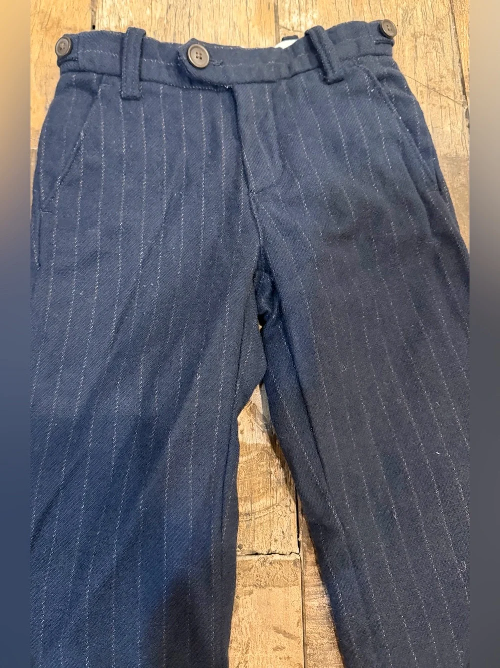 Baby Gap size 3 (toddler) pin stripe wool nylon polyester blend pants